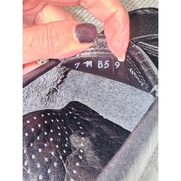 SAS Navy Tassled Leather Comfort Cushioned Loafers Size 7M Work Preppy - Picture 10 of 10